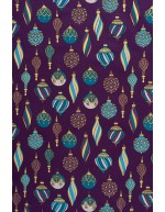 Kuusenkoristeet -puuvilla (3 väriä)